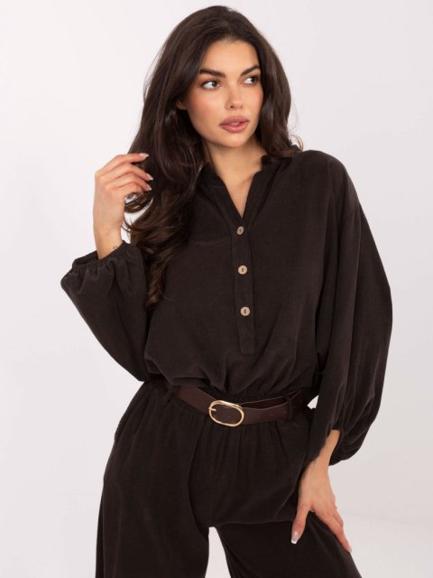 Koszula-IT-KS-233607.63-ciemny brązowy