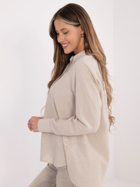 Koszula-LK-KS-510109.70-beżowy