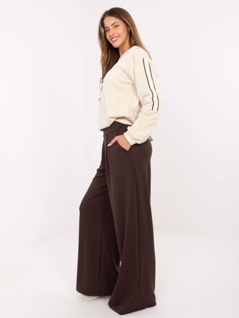 Spodnie dresowe-RV-DR-A613.69-ciemny brązowy