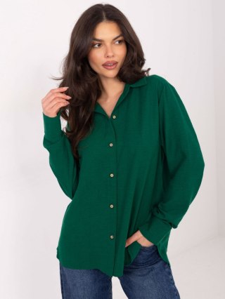 Koszula-LK-KS-510109.70-ciemny zielony