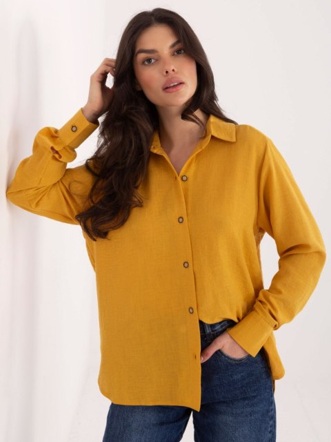 Koszula-LK-KS-510109.70-ciemny żółty