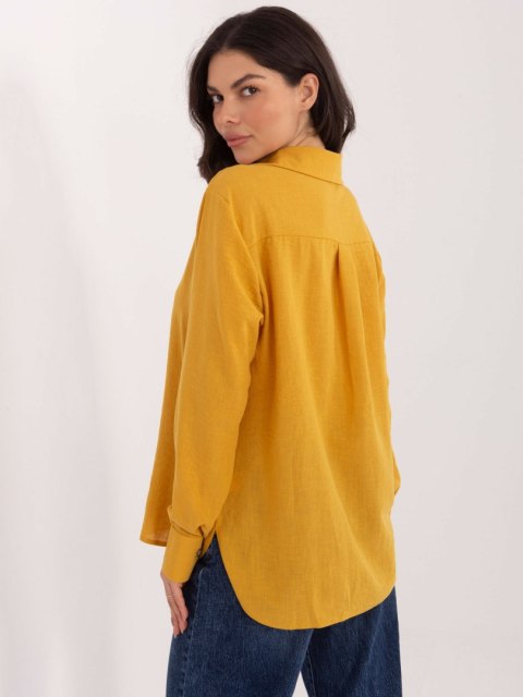 Koszula-LK-KS-510109.70-ciemny żółty