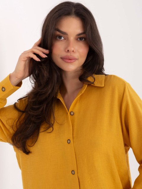 Koszula-LK-KS-510109.70-ciemny żółty