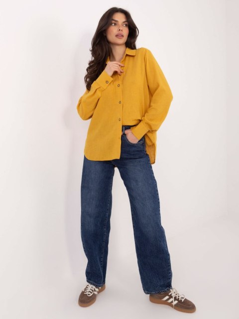 Koszula-LK-KS-510109.70-ciemny żółty