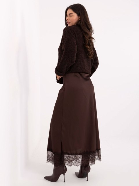 Spódnica-MI-SD-4213-1.94-ciemny brązowy