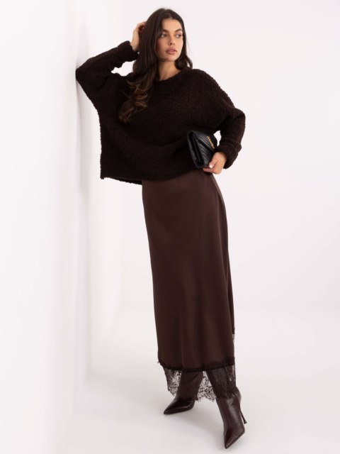 Spódnica-MI-SD-4213-1.94-ciemny brązowy