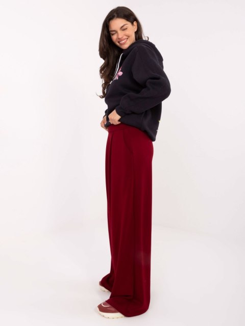 Spodnie dresowe-RV-DR-A613.69-bordowy