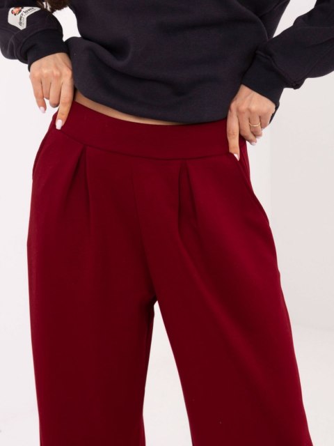 Spodnie dresowe-RV-DR-A613.69-bordowy