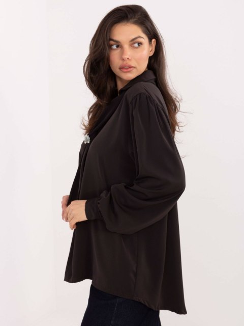 Bluzka-IT-BZ-28913.17-ciemny brązowy