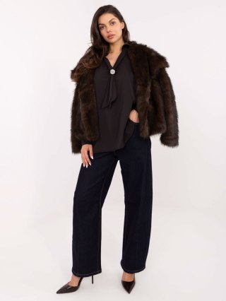 Bluzka-IT-BZ-28913.17-ciemny brązowy