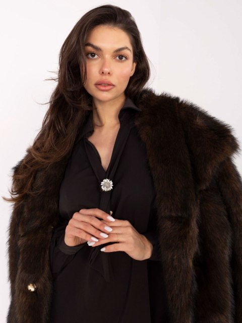 Bluzka-IT-BZ-28913.17-ciemny brązowy