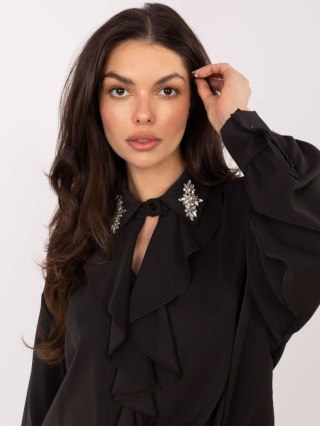 Bluzka-IT-BZ-28995.25-ciemny brązowy