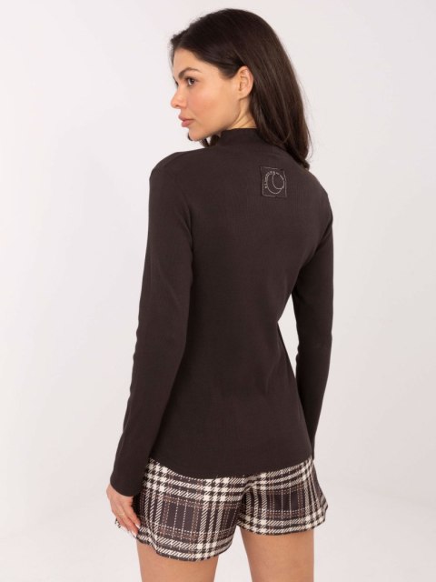 Bluzka-JM-BZ-3035.64-ciemny brązowy