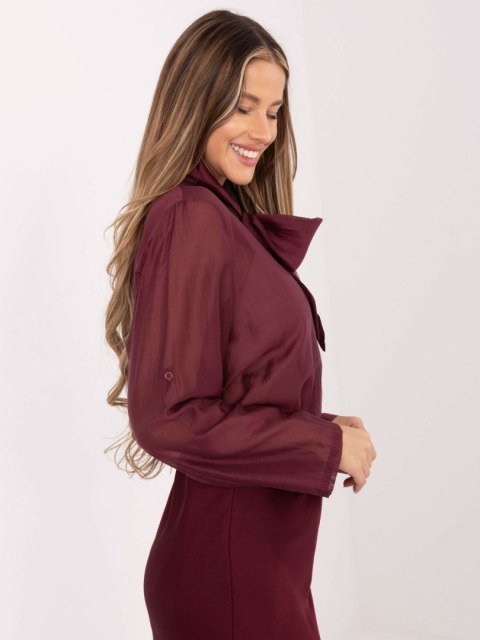 Koszula-IT-KS-28978.22-bordowy