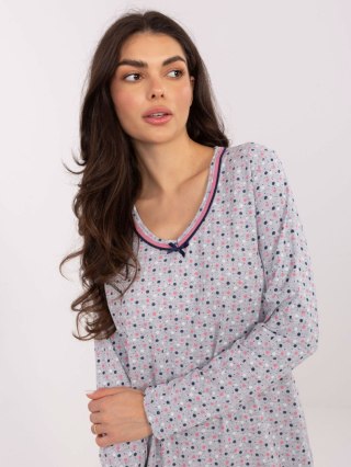 Koszula nocna-DU-KN-FP-104.26-szary