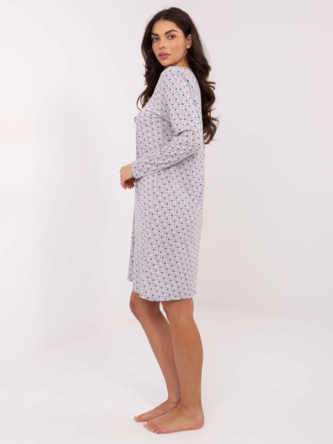 Koszula nocna-DU-KN-FP-104.26-szary