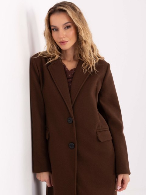 Płaszcz-IT-PL-80320.65-ciemny brązowy