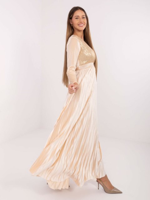 Sukienka-IT-SK-16919.04P-jasny beżowy