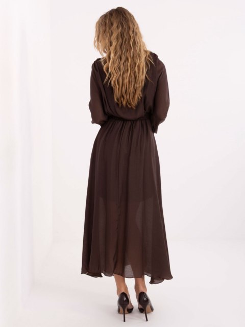Sukienka-MI-SK-27580.02-ciemny brązowy