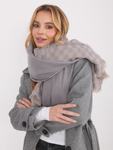 Szalik-AT-SZ-16501.03-szaro-różowy