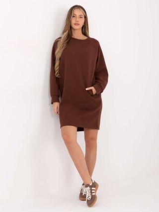 Sukienka-MJ-SK-H4210.66-brązowy