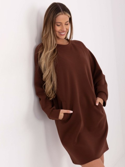 Sukienka-MJ-SK-H4210.66-brązowy