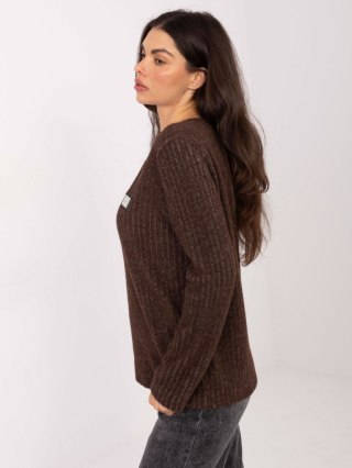 Sweter-RV-SW-A1025.80-brązowy