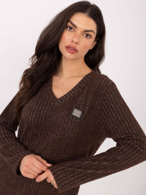 Sweter-RV-SW-A1025.80-brązowy