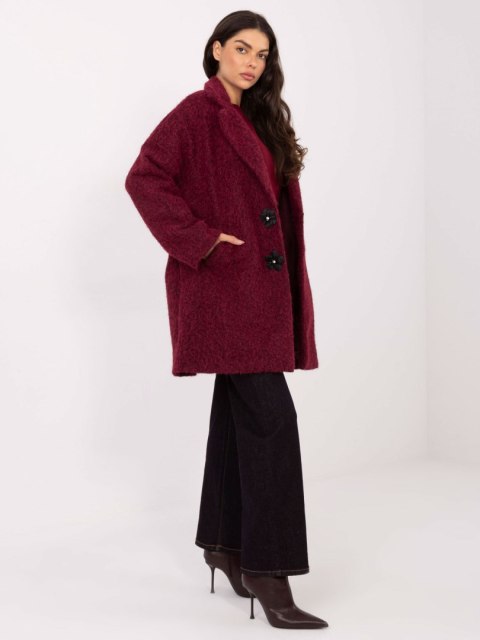 Płaszcz-IT-PL-96965.19-bordowy