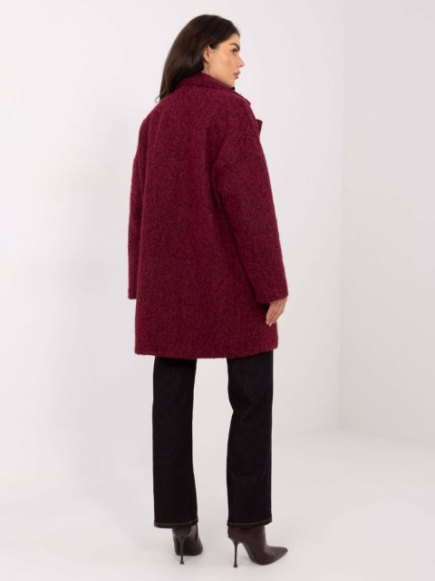 Płaszcz-IT-PL-96965.19-bordowy