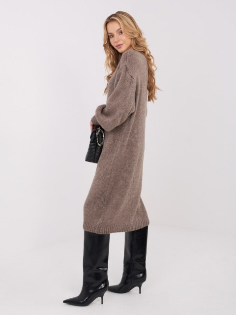 Sukienka-IN-SK-5962.22-ciemny bezowy