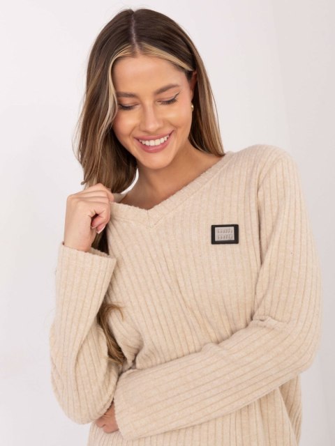 Sweter-RV-SW-A1025.80-beżowy