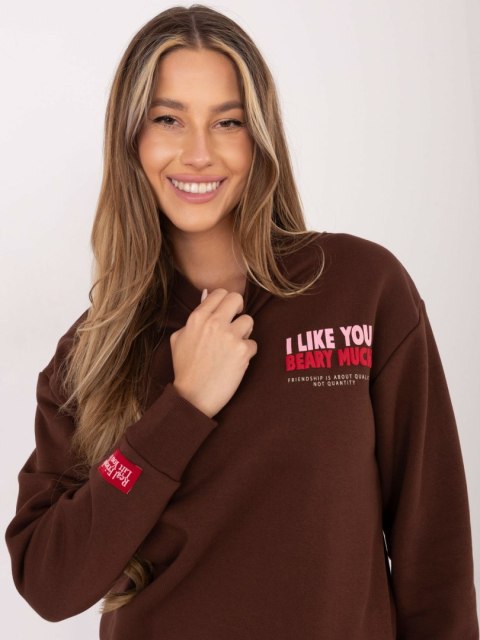 Bluza-D10608BC02568J-ciemny brązowy