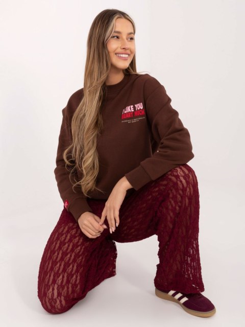 Bluza-D10608BC02568J-ciemny brązowy