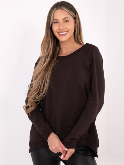 Bluza-RV-BL-5850.11X-ciemny brązowy