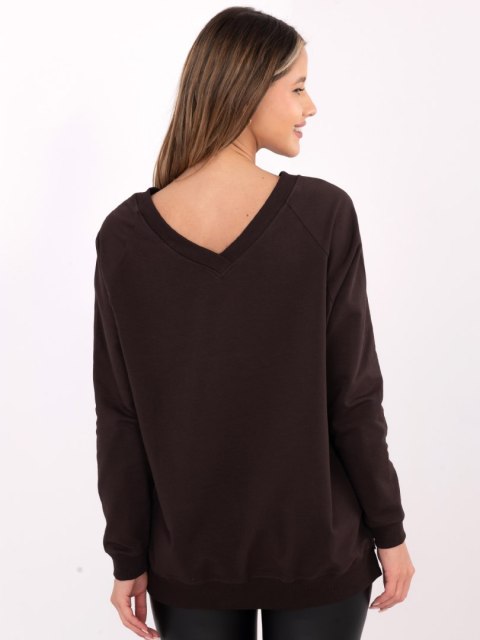 Bluza-RV-BL-5850.11X-ciemny brązowy