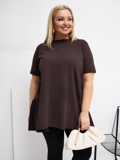 Bluzka-RV-BZ-7923-1.34P-ciemny brązowy