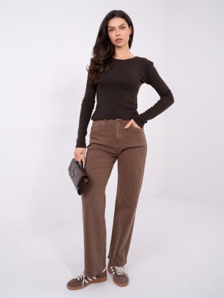 Bluzka-WT-BZ-A1134.13-ciemny brązowy
