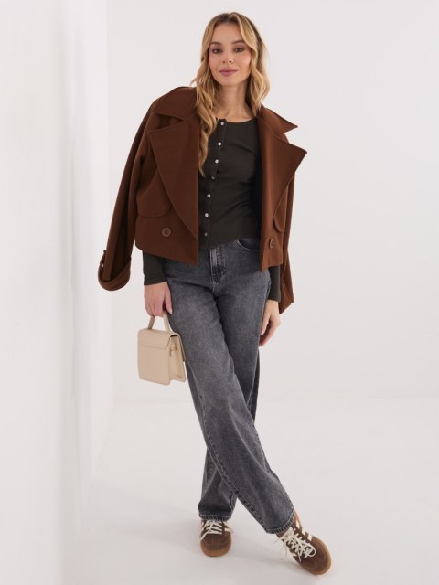 Bluzka-WT-BZ-A1148.82-ciemny brązowy