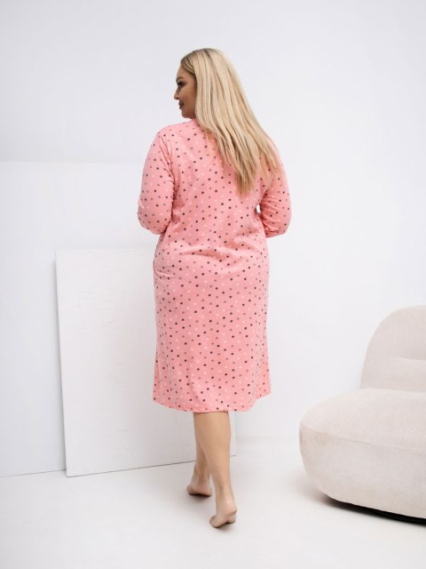 Koszula nocna-DU-KN-FP-607.04P-brzoskwiniowy