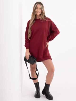 Sukienka-RV-SK-6019.67-bordowy