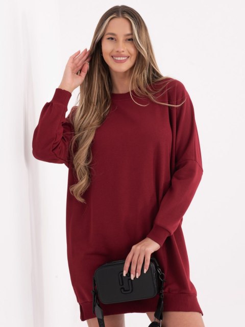 Sukienka-RV-SK-6019.67-bordowy