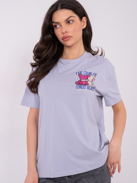 T-shirt-D12022AH02645Y-jasny fioletowy