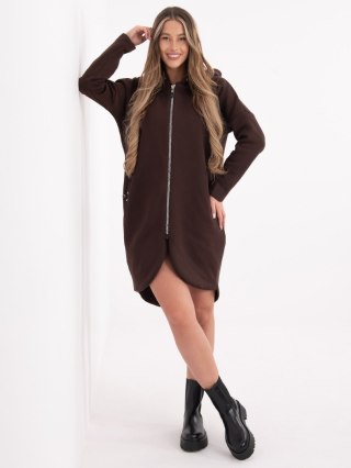 Bluza-RV-BL-4858-1.99P-ciemny brązowy