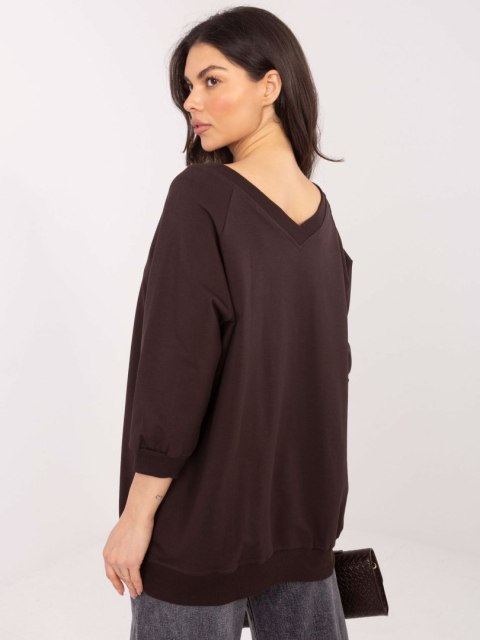 Bluza-RV-BL-5676.09-ciemny brązowy