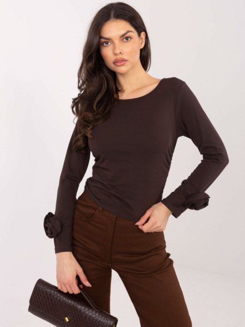 Bluzka-IT-BZ-22079.55-ciemny brązowy