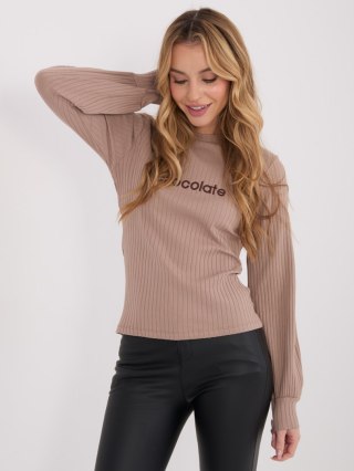 Bluzka-RV-BZ-A1051.96-ciemny bezowy