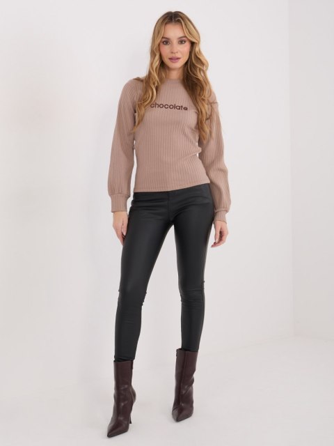 Bluzka-RV-BZ-A1051.96-ciemny bezowy