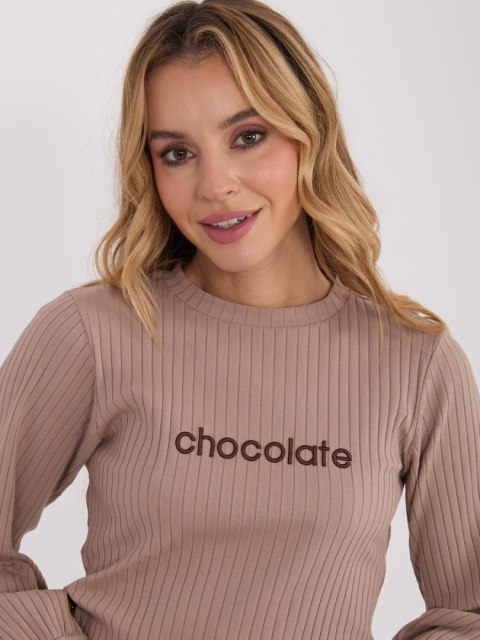 Bluzka-RV-BZ-A1051.96-ciemny bezowy