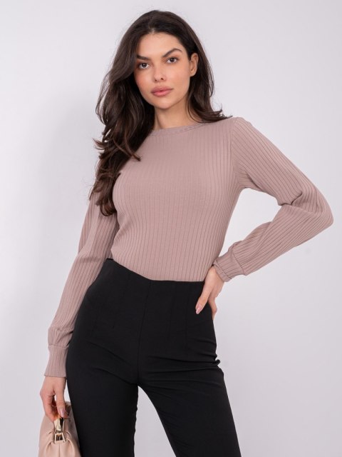 Bluzka-RV-BZ-A1052.00-ciemny bezowy